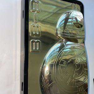 Star Wars BB-8 Metal Case gold black  New